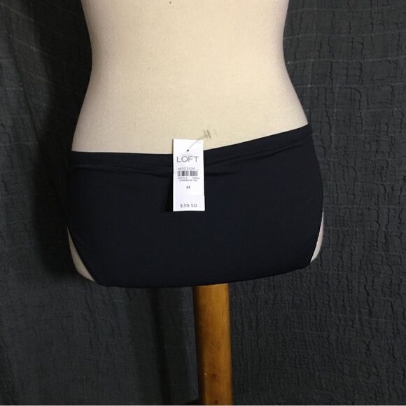 Loft NWT Black Bikini Bottom Size M - Picture 4 of 6
